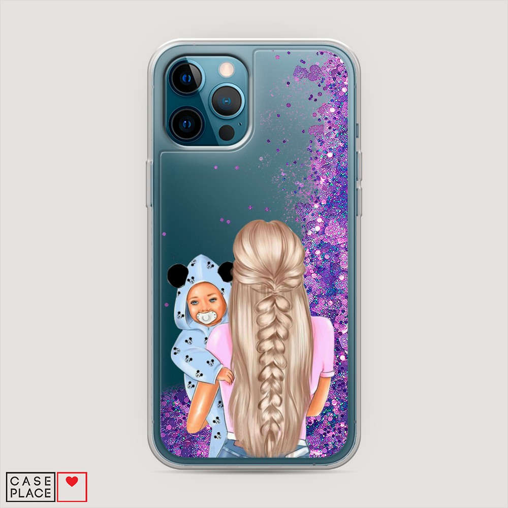 

Чехол Awog на Apple iPhone 12 Pro Max / Айфон 12 Pro Max "Молодая мама", Разноцветный, 12792-1