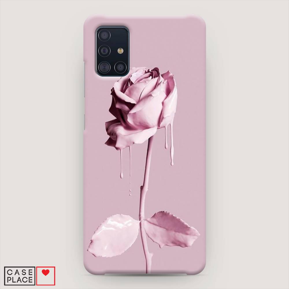 

Пластиковый чехол "Роза в краске" на Samsung Galaxy A51, 28920-6