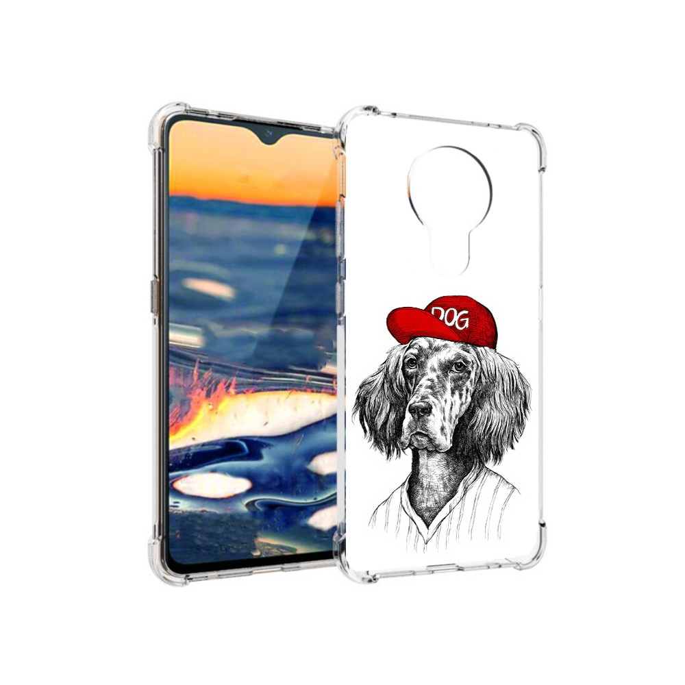 

Чехол MyPads Tocco для Nokia 5.3 дог (PT227052.106.333), Прозрачный, Tocco