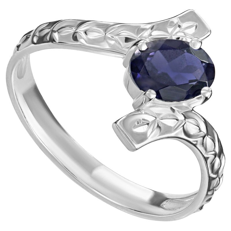 

Кольцо из серебра с иолитом р.21,5 LAZURIT-ONLINE 833501, 833501