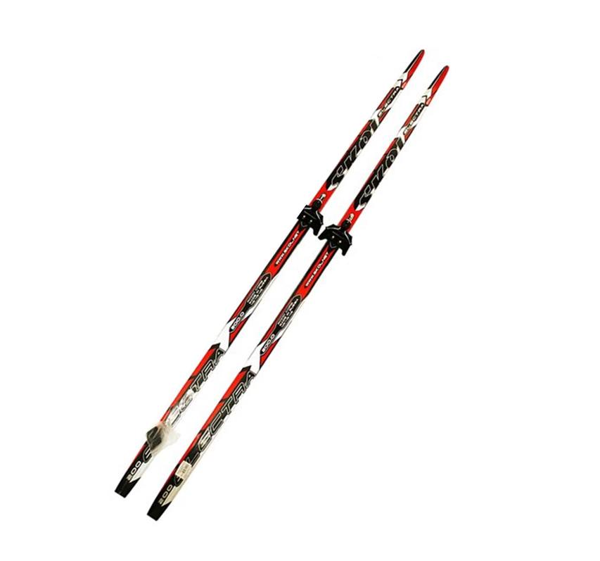 фото Лыжный комплект (лыжи + крепления) 75 мм 200 степ skol electra red (без палок) stc