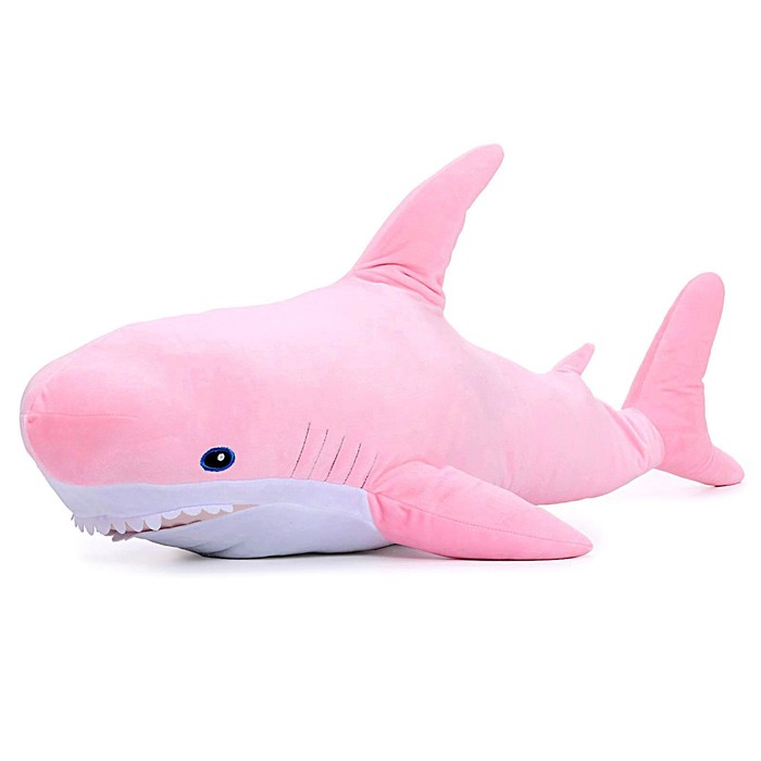 фото Мягкая игрушка блохэй «акула», 98 см fancy