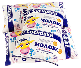

Молоко 3,2 - 3,9% пастеризованное 1 л Из Сосновки