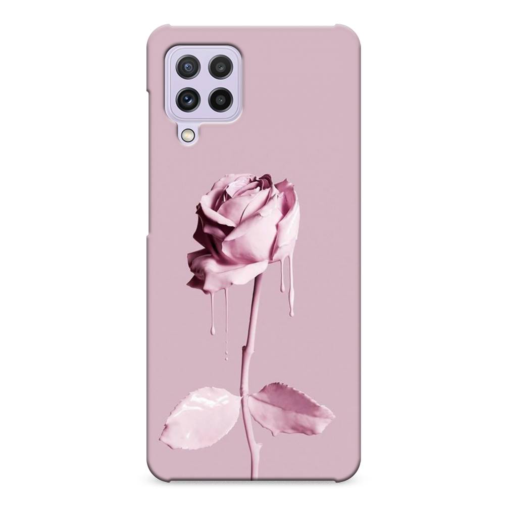 

Пластиковый чехол "Роза в краске" на Samsung Galaxy A22