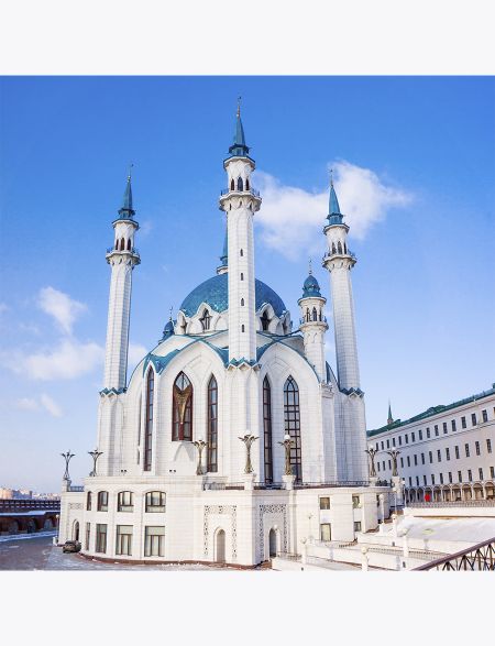 

Алмазная мозаика без подрамника Кул-Шариф, 90x90 см, 30 цветов, 61238, РА-168