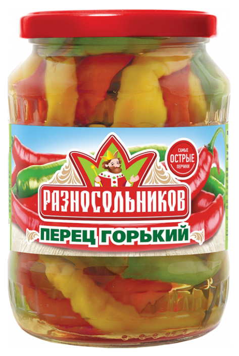 

Перец горький Разносольников маринованный 650 г