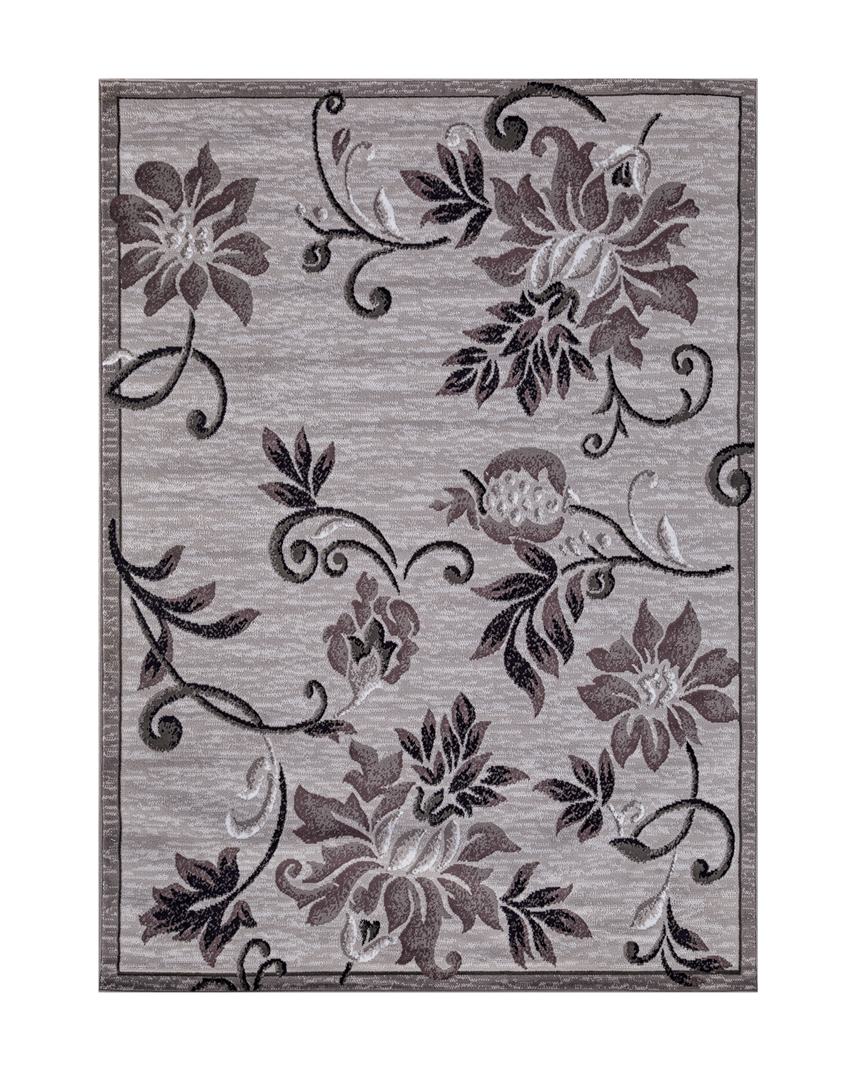 

Ковёр Merinos Silver 200x500 прямоугольный серый d353