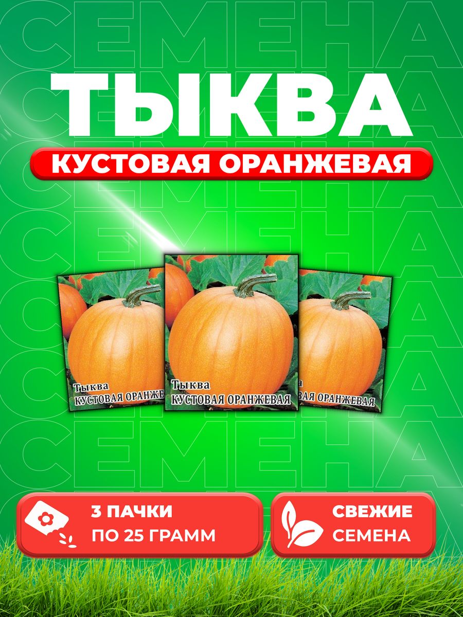 

Семена тыква Гавриш Кустовая Оранжевая 1999945315-3 3 уп.