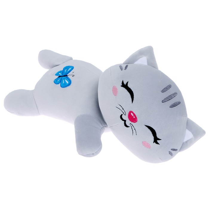 

Мягкая игрушка «Котенок Дрёма», 40 см, Серый