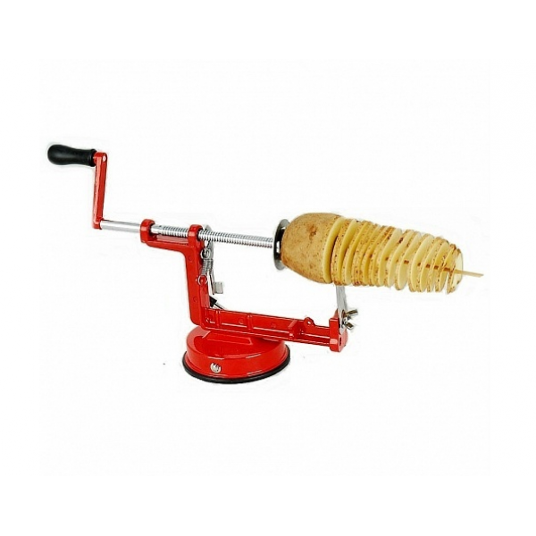 фото Аппарат для нарезки картофеля спиралью spiral potato slicer (красный) 00000026443 lemon tree