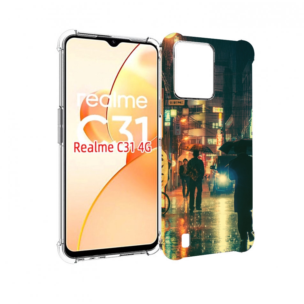 

Чехол MyPads Токио-сеул для OPPO Realme C31, Прозрачный, Tocco