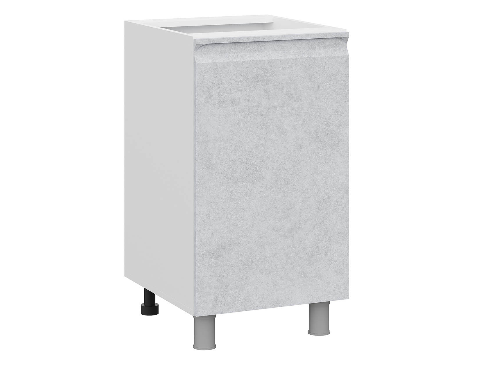 

Стол СВ-Мебель Вельвет Белый / Бетон снежный 450 мм, Белый;серый