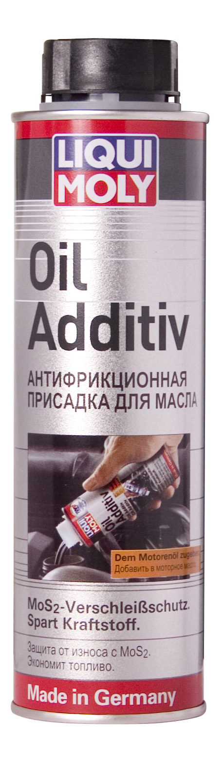 

Антифрикционная присадка с дисульфидом молибдена в моторное масло LIQUI MOLY 1998 0,3 л, Черный