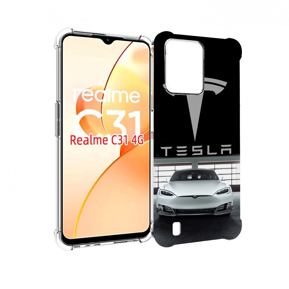 

Чехол MyPads Тесла для OPPO Realme C31, Прозрачный, Tocco