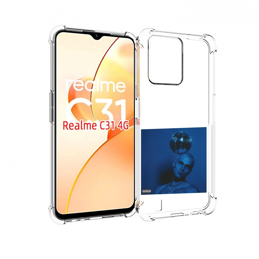 

Чехол MyPads Страха нет OFFMi для OPPO Realme C31, Прозрачный, Tocco