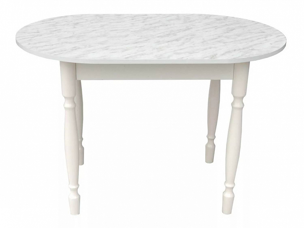 

Стол овальный СМ пластик мрамор (Белый)