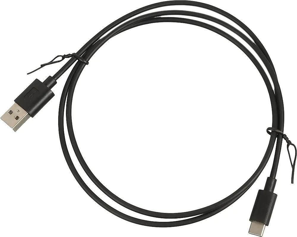 Кабель  USB Type-C m -  USB m,  1м,  2.4A,  черный