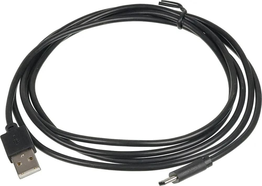 Кабель  USB Type-C m -  USB m,  1.8м,  2A,  черный