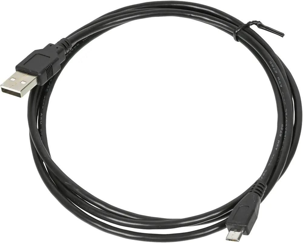 Кабель  micro USB m -  USB m,  1.5м,  0.8A,  черный