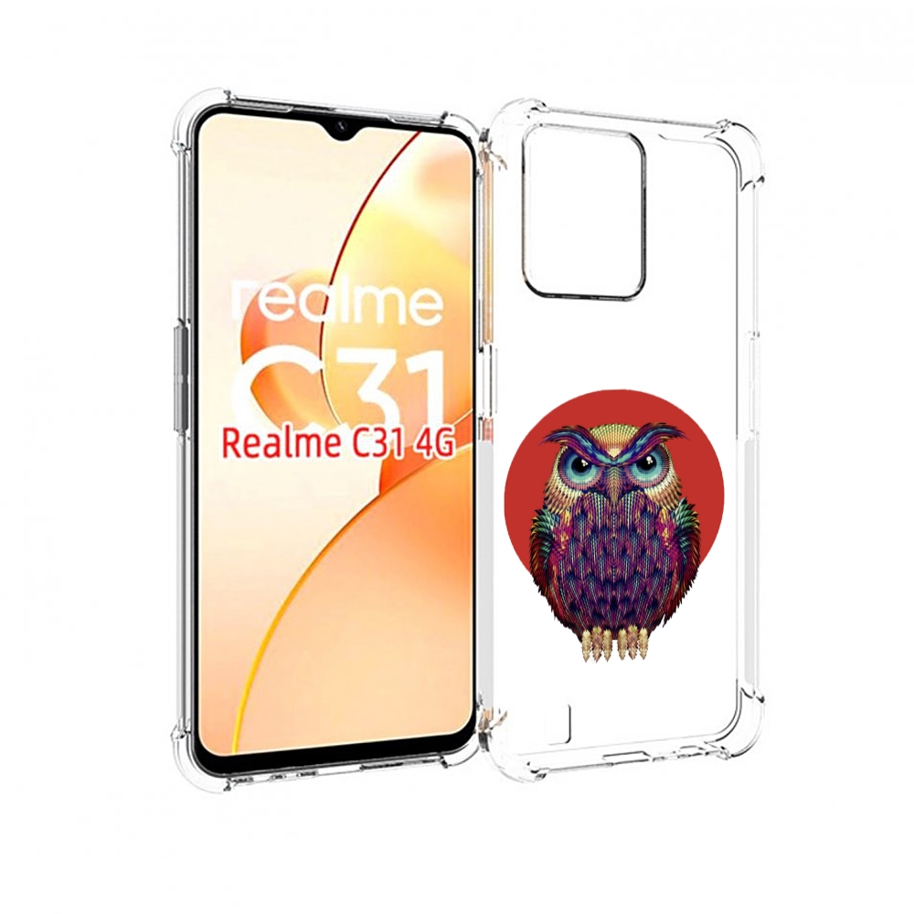 

Чехол MyPads Сова 3 для OPPO Realme C31, Прозрачный, Tocco