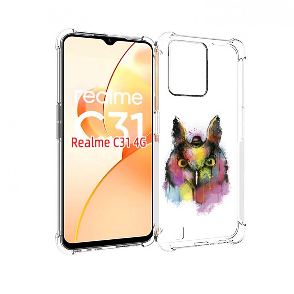 

Чехол MyPads Сова 2 для OPPO Realme C31, Прозрачный, Tocco