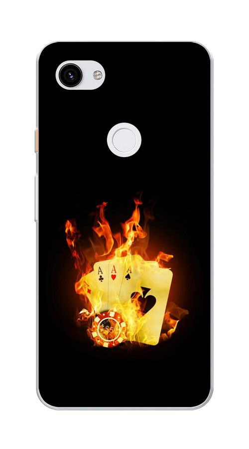 

Чехол Awog на Google Pixel 3A XL "Горящие карты", Разноцветный, 270450-9