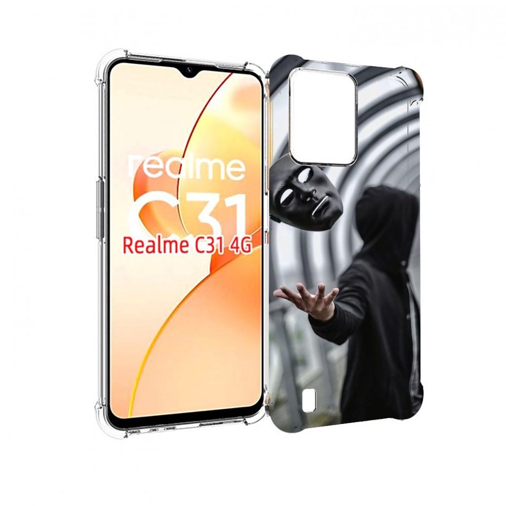 

Чехол MyPads Сними-маску для OPPO Realme C31, Прозрачный, Tocco