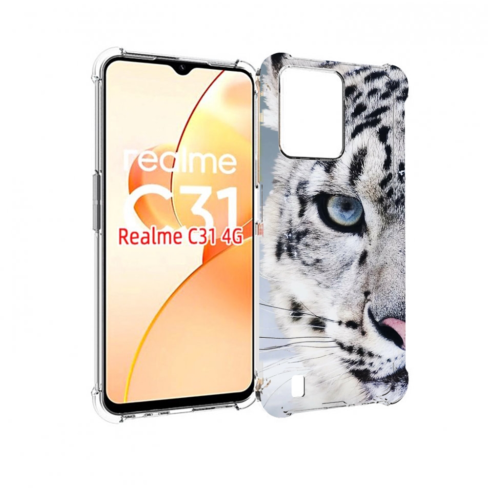 

Чехол MyPads Снежный-барс для OPPO Realme C31, Прозрачный, Tocco
