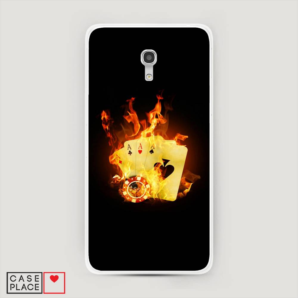

Чехол Awog на Alcatel Pixi 4 (5) 5045D / Алкатель Pixi 4 (5) 5045D "Горящие карты", 170250-9