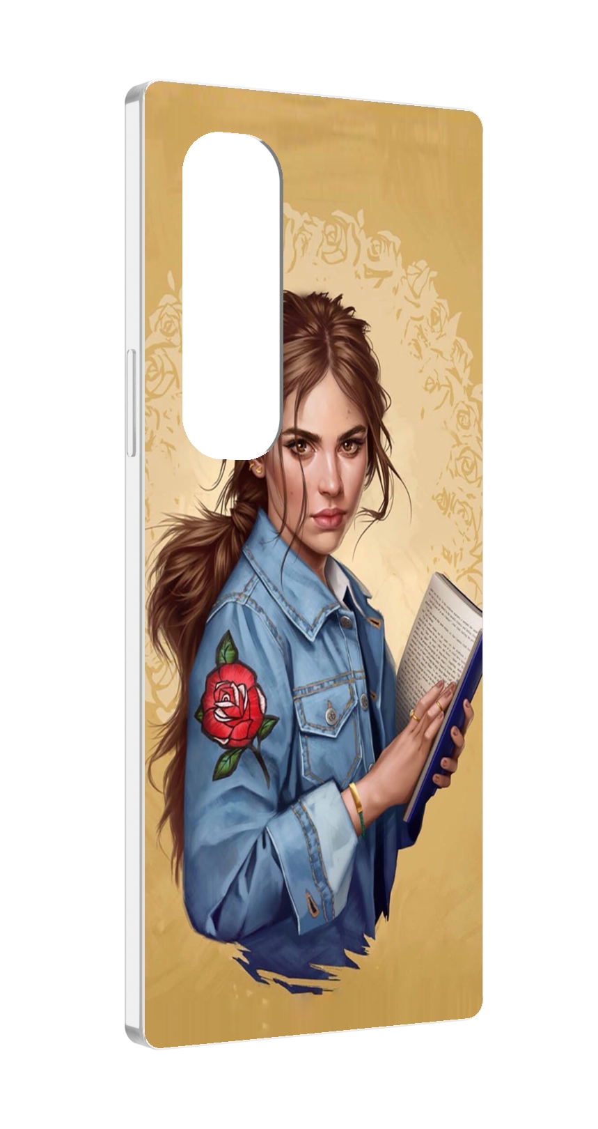 

Чехол MyPads девушка-в-бежевом-фоне для Samsung Galaxy Z Fold 4 (SM-F936), Прозрачный, Tocco