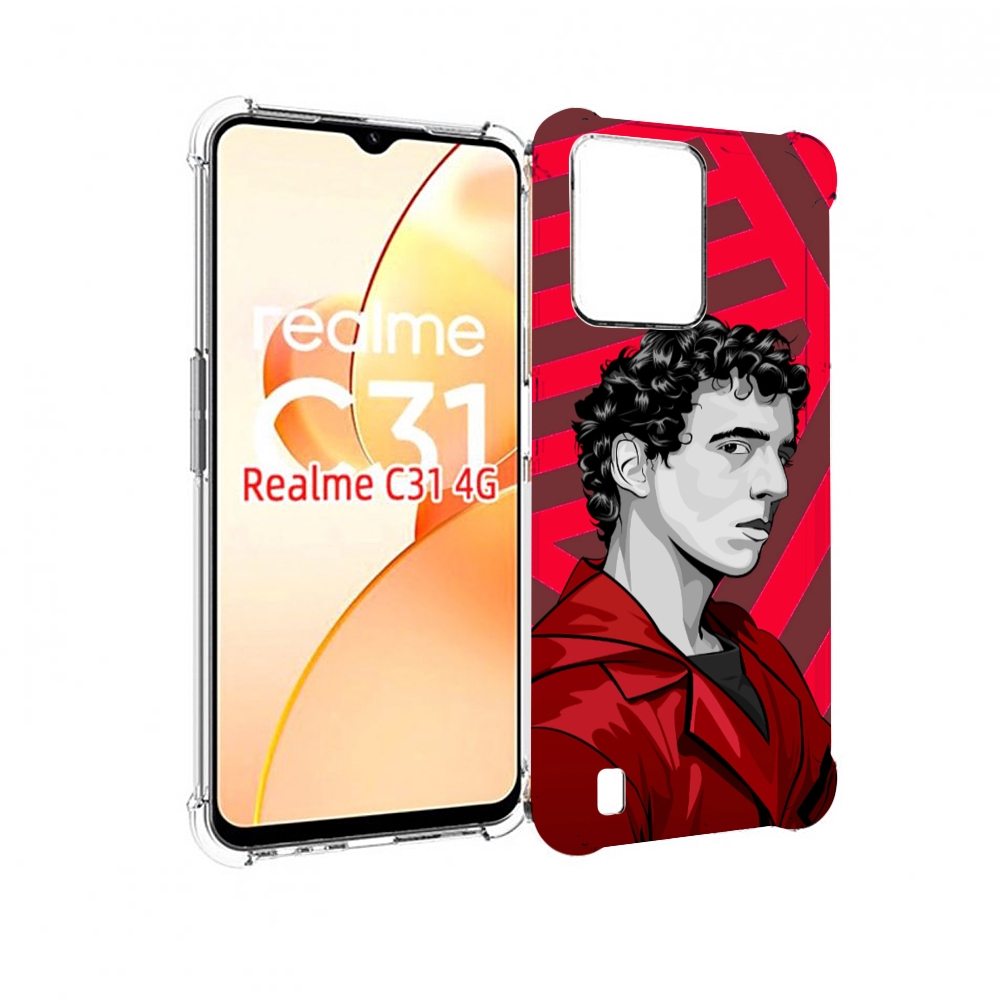 

Чехол MyPads Рио-бумажный-дом для OPPO Realme C31, Прозрачный, Tocco