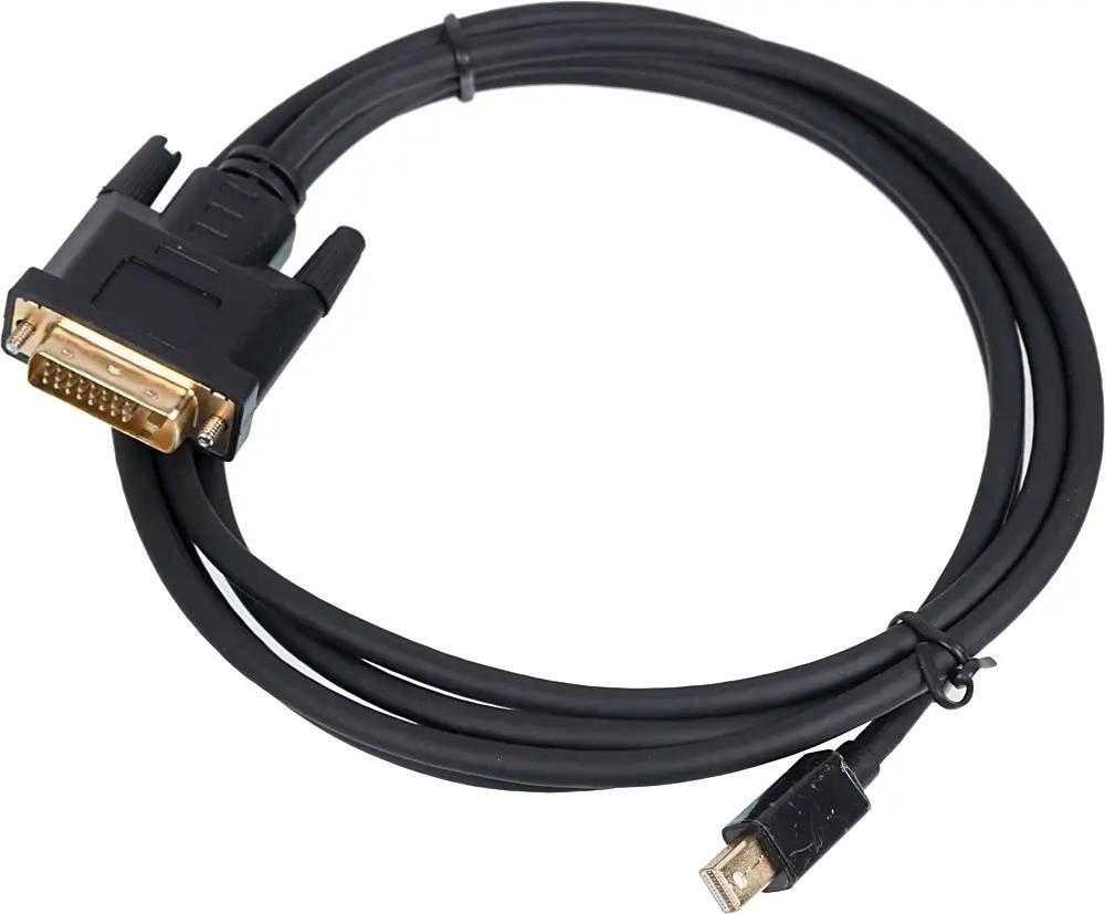 

Кабель 1.1v, miniDisplayPort m - DVI m, GOLD , 2м, черный, Кабель 1.1v, miniDisplayPort (m) - DVI (m), GOLD , 2м, черный