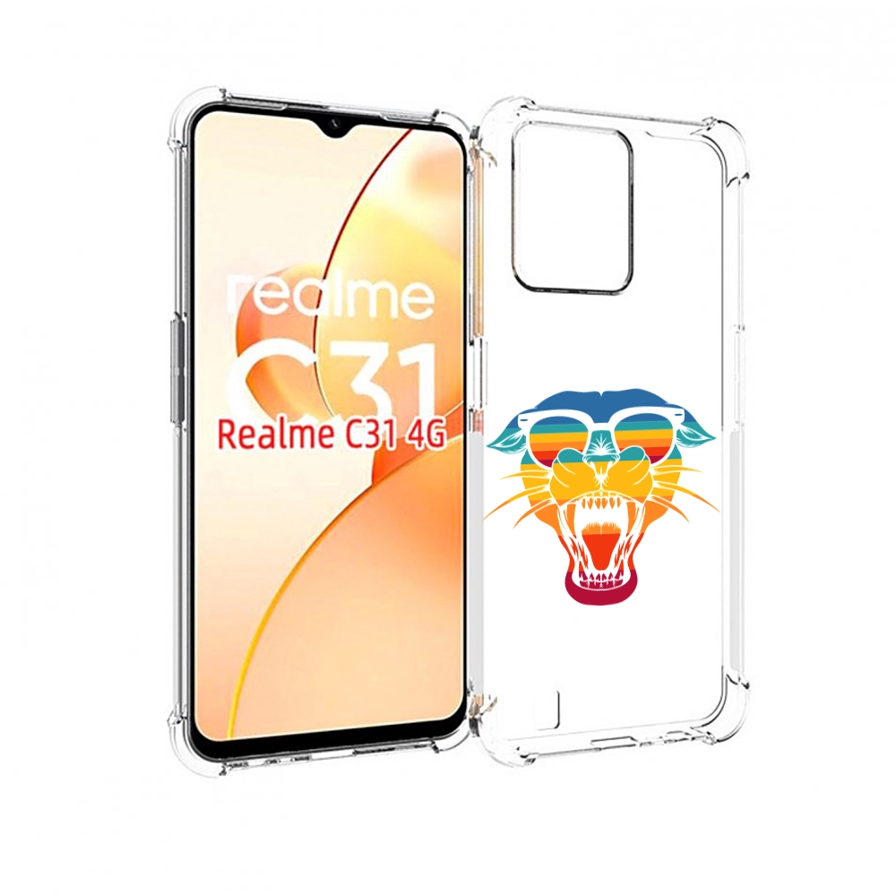 

Чехол MyPads Радужная-пантера для OPPO Realme C31, Прозрачный, Tocco