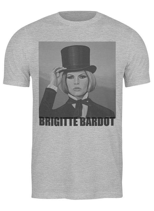 

Футболка мужская Printio Brigitte bardot серая 3XL, Серый, Brigitte bardot