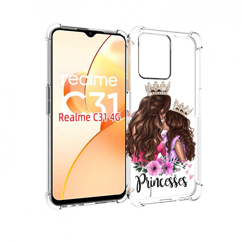 

Чехол MyPads Принцессы женский для OPPO Realme C31, Прозрачный, Tocco