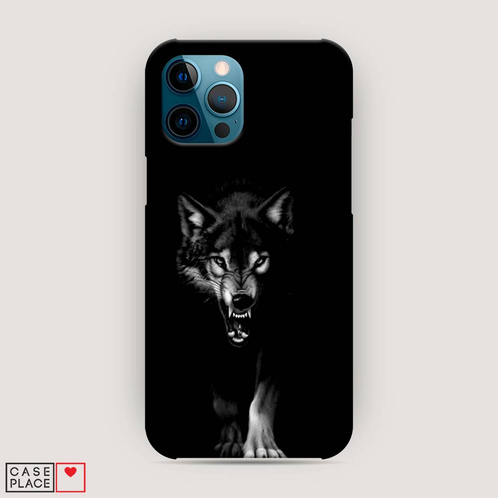 

Пластиковый чехол "Волк выходит из ночи" на Apple iPhone 12 Pro Max, 12720-1