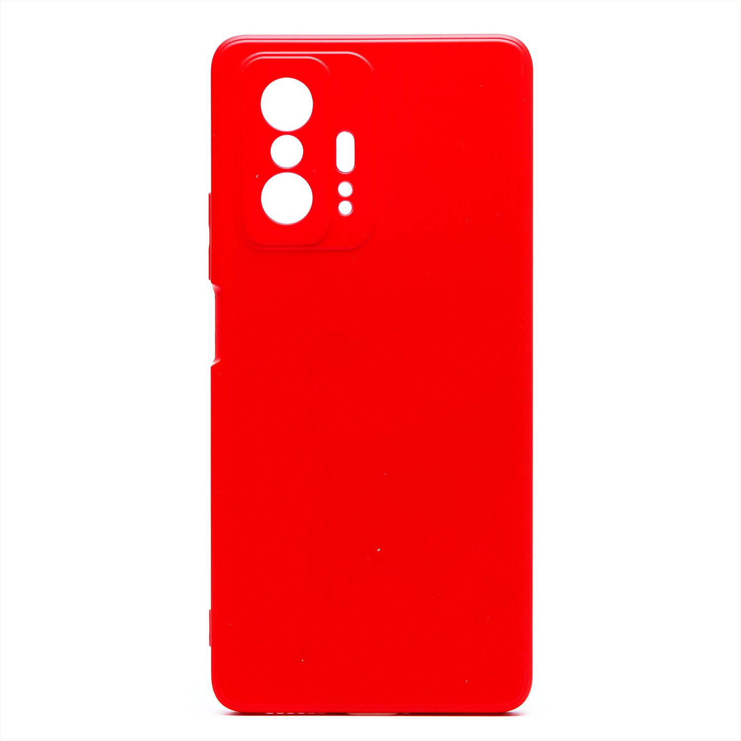 

Чехол для Xiaomi 11T, 11T Pro силиконовый Soft Touch 2 с закрытой камерой <красный>