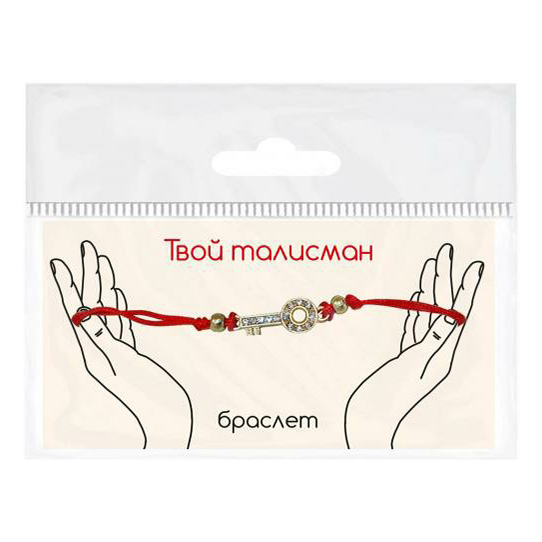

Браслет из металла/текстиля с ювелирным стеклом