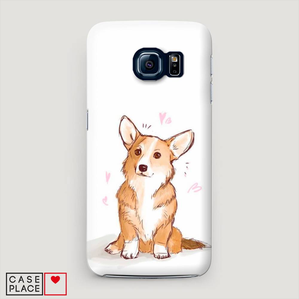

Чехол Awog "Корги любовь" для Samsung Galaxy S6 edge, 24420-1