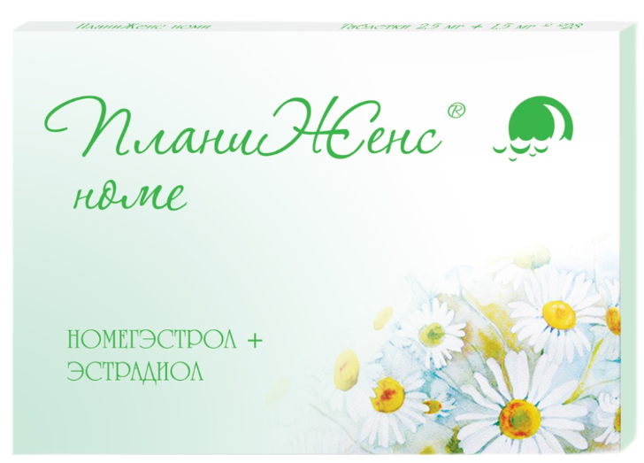 

ПланиЖенс номе, таблетки 2.5 мг +1.5 мг, 28 шт.