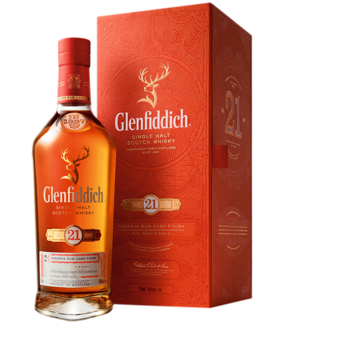 фото Виски glenfiddich 21 год 0,7 л в подарочной упаковке