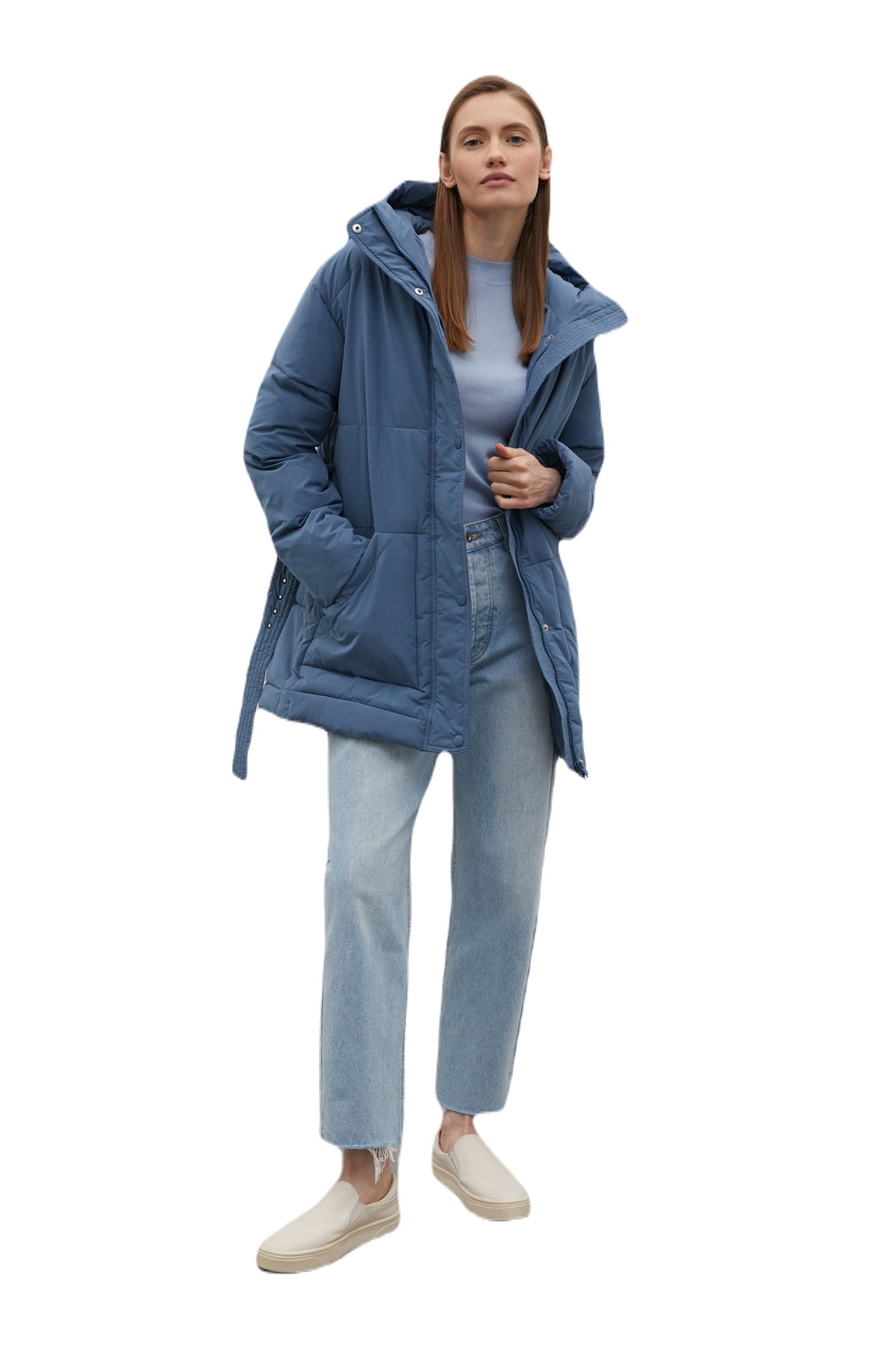 

Куртка женская Finn Flare FAC13001 синяя 2XL, FAC13001