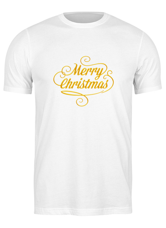 

Футболка мужская Printio Merry christmas белая M, Белый, Merry christmas