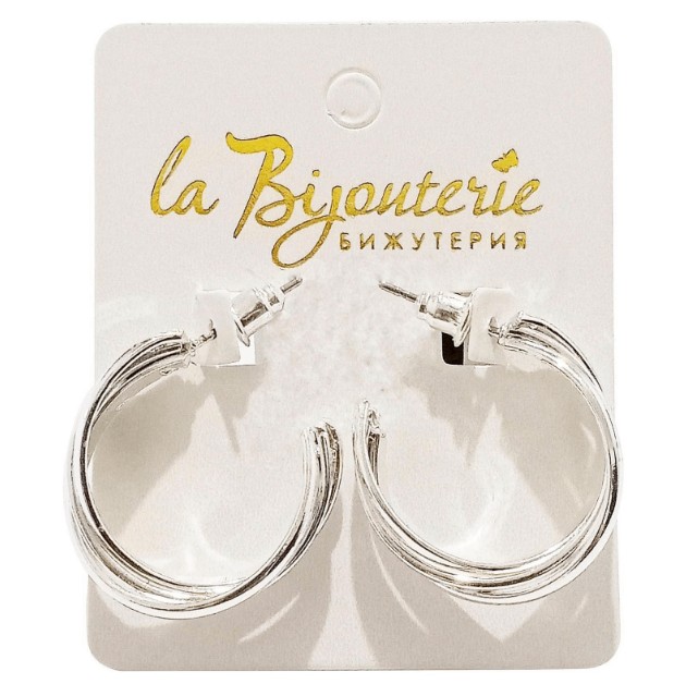 

Серьги из металла La Bijouterie
