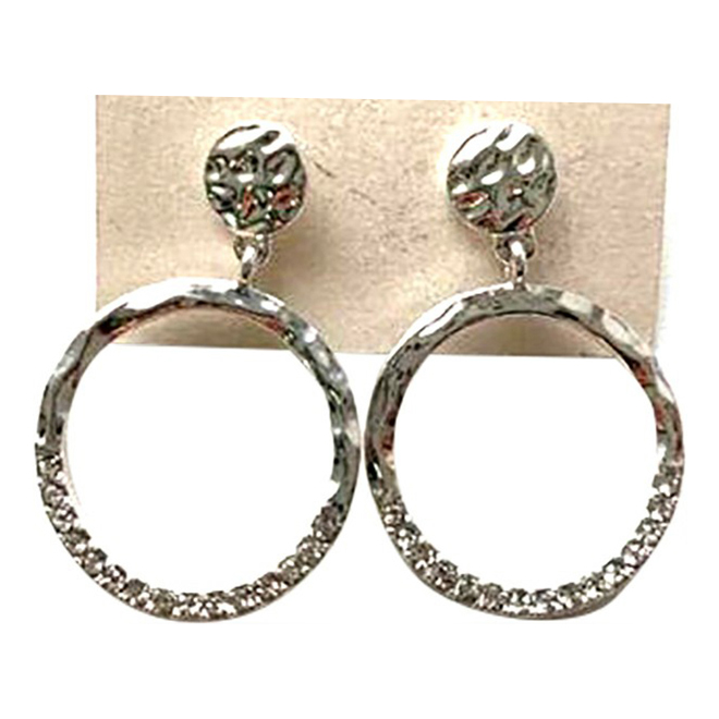 

Серьги из металла с ювелирным стеклом La Bijouterie