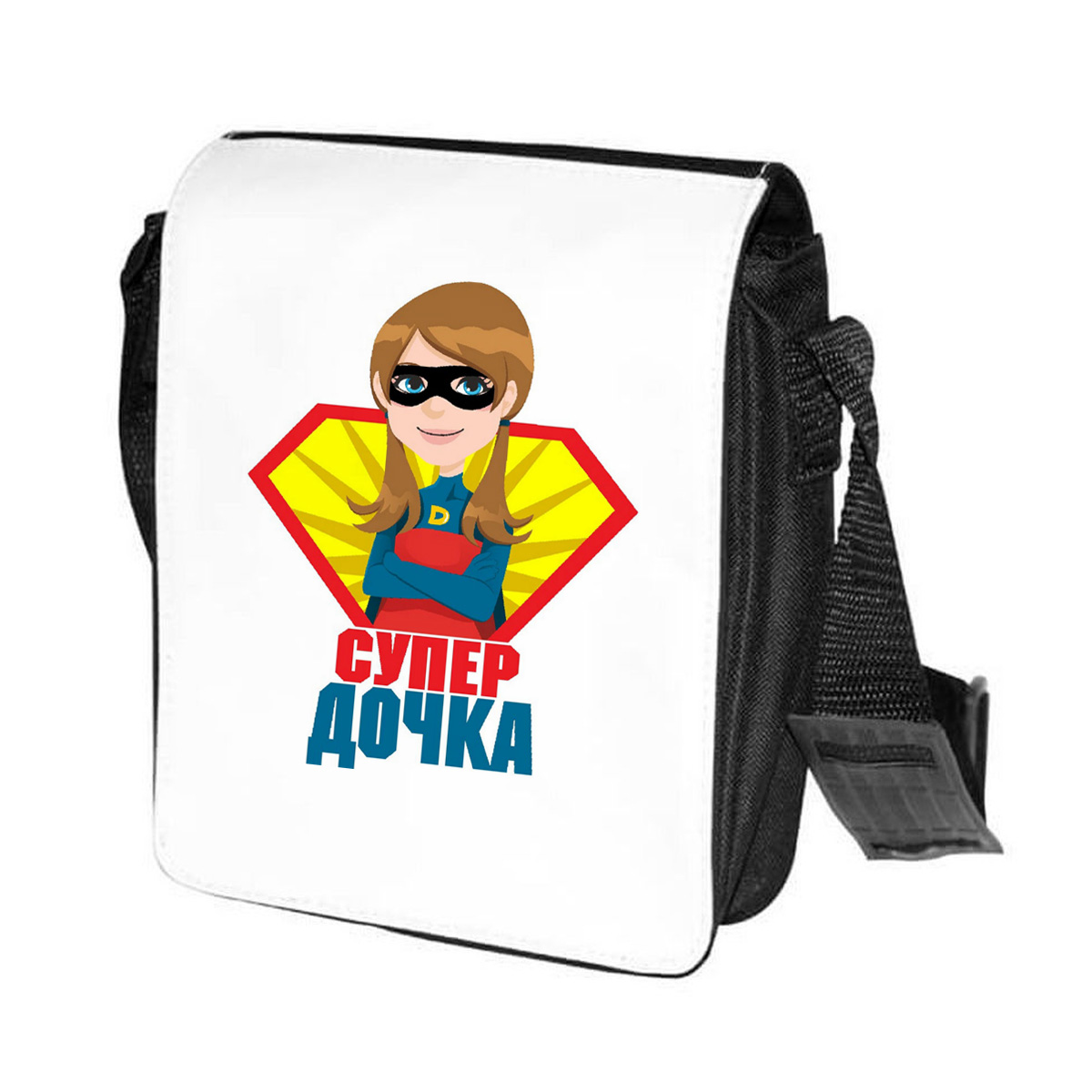 

Сумка женская CoolPodarok CN0114577 черно-белый, Черный;белый, CN0114577