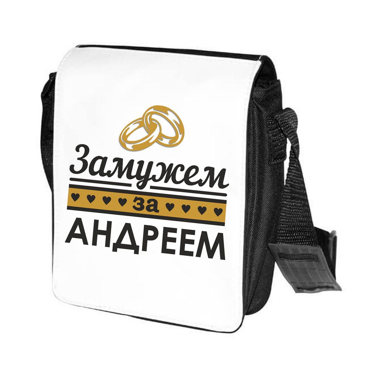 

Сумка женская CoolPodarok CN0114528 черно-белый, Черный;белый, CN0114528