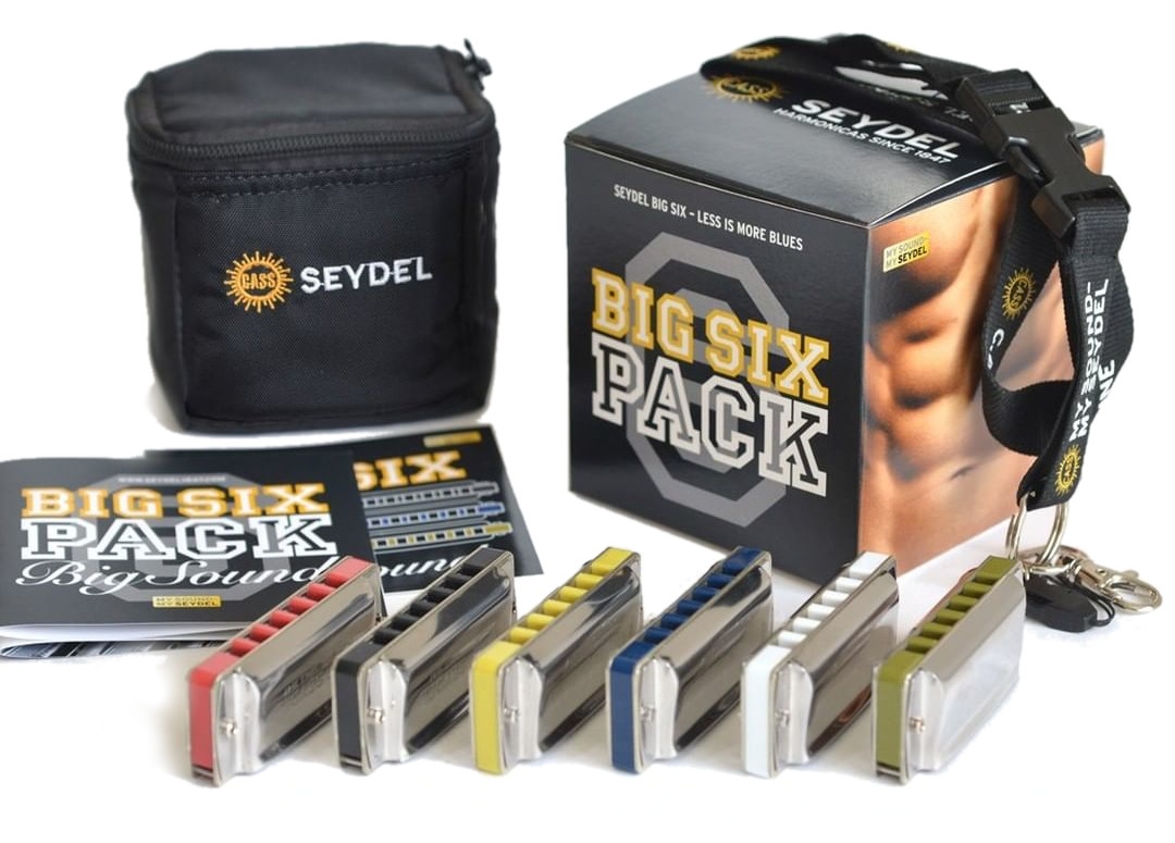 Big Six Blues Pack Набор губных гармошек, Seydel Sohne 16666-set