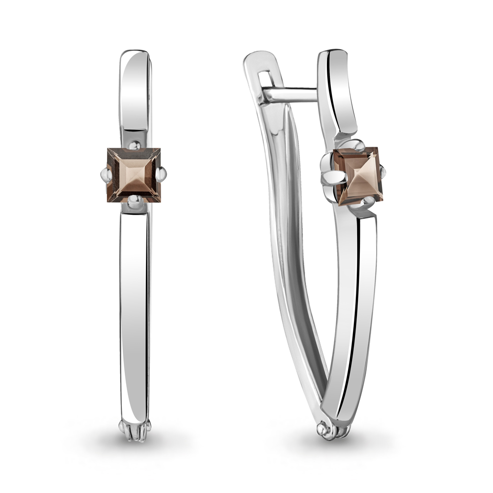 

Серьги из серебра с кварцем Aquamarine 4467601_925_р, 4467601_925_р