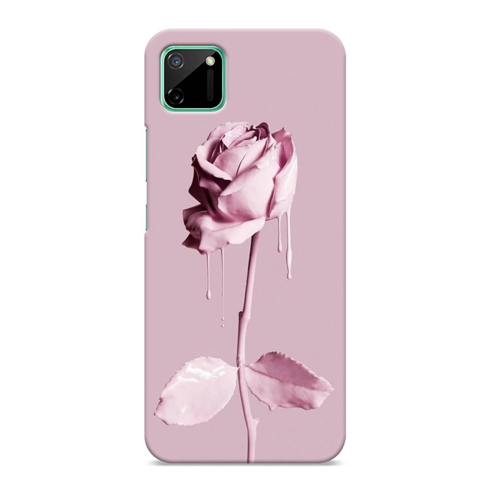 

Пластиковый чехол "Роза в краске" на Realme C11, 253820-6